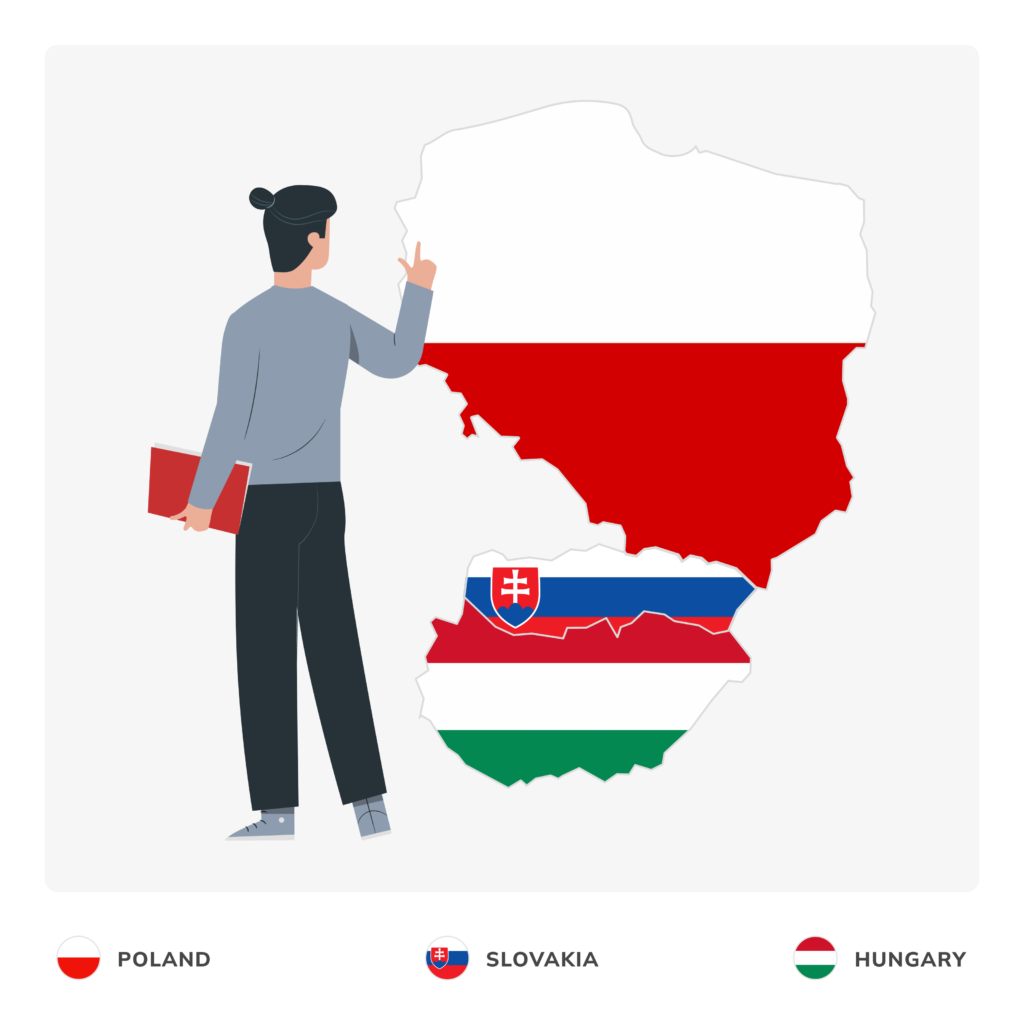 Polen, Ungern, Slovakien